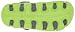 Crocs Women's Duet Sport Clog, Graphite/Volt Green, 10