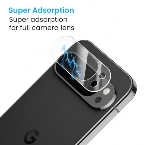 Image of FIRST MART Camera Lens Protector for Google Pixel 9 Pro | 9H Tempered Glass, HD Clear, Scratch Resistant, Anti-Fingerprint, Case-Friendly | Crystal Clear, Pack of 1