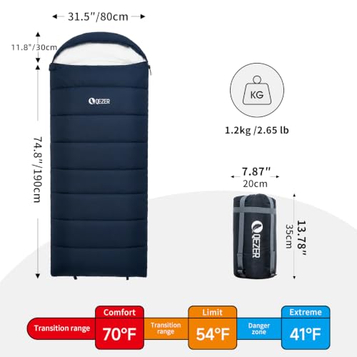 Bolsa de dormir para adultos, bolsa ligera para camping miniatura 2