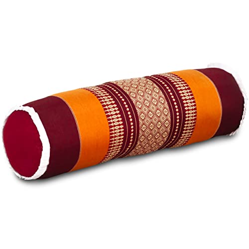 Livasia | Rouleau d'oreiller de Yoga | Rouleau de Relaxation | 58 cm x Ø 17 cm | Traversin pour Yoga et Pilates | Rôle de la Gymnastique Cover