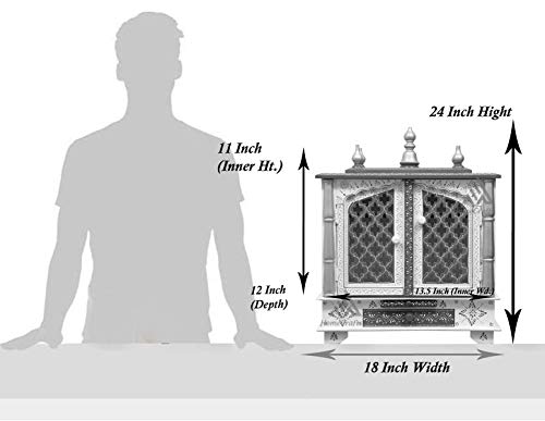 Soporte para Pooja de madera que conecta su hogar con las raíces espirituales 3