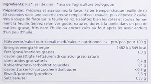 Foto von Arche Naturküche Bio Rice Paper (1 x 150 gr)