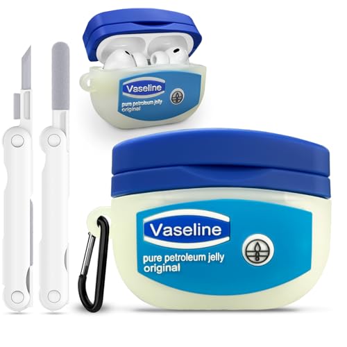 Awofeco for AirPods Pro 3 Case 2025 with Cleaner Kit,Cute Cartoon Kawaii Funny Apple Airpods Pro 3rd Generation Case Silicone Protective Cover for AirPods Pro 3 Cover with Keychain for Women Boys