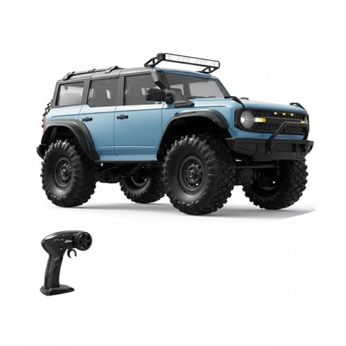 SpedUpX Voiture RC Crawler 4x4 Échelle 1:16 Télécommande Proportionnelle avec Servo Métal 9kg, Éclairage LED Multi-Modes, Châssis Off-Road Haute...