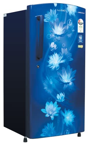 Image of Havells-Havells -LLOYD Refrigerator Single Door 200L 2 Star Fixed Speed Zephyr Blue GPPS /Honey Comb GLDC212SZBT2GB