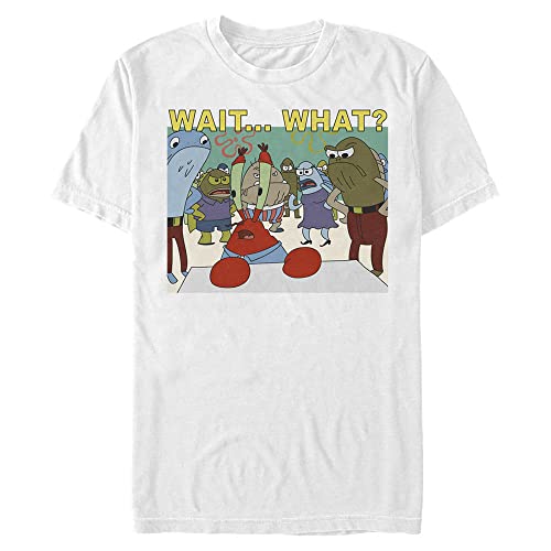 T-shirt Nickelodeon Krabs pour homme en coton noir coupe regular