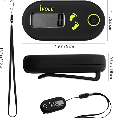 Sunshine Smile Schrittzähler Mini Ring - Einfach zum Gehen - Genau Elektronisch