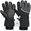 Origem Gant Ski Enfant Imperméable-3M Thinsulate Gant Neige Enfant avec Écran Tactile à 5 Doigts, Gant Chauffantant Antidérapant pour Garçon et Fille de 4 à 14 Ans Snowboard Ski Randonnée