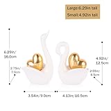 Zoom IMG-2 linyther cigni in ceramica bianco