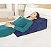 PREDUXYOW Rehausseur Matelas Adulte, Coussin Incliné Triangulaire Pliant pour Le Lit, Détachable Coussin incliné, Oreiller Multi-Usage pour Le Soutien de Le Dos et des Jambes