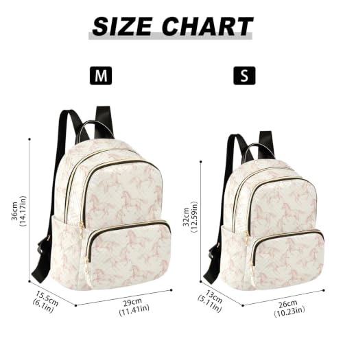 Mochila para mujer de gran capacidad y estilo equino casual 3