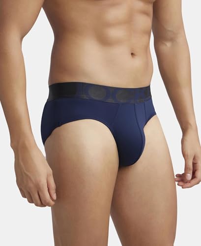 Image of Jockey IC27 Men Tactel Microfiber Elastane Stretch Solid Brief (Pack of 2)
