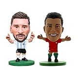 SoccerStarz Lionel Messi & Cristiano Ronaldo - Argentina & Portugal Combo Pack (2-Pack)