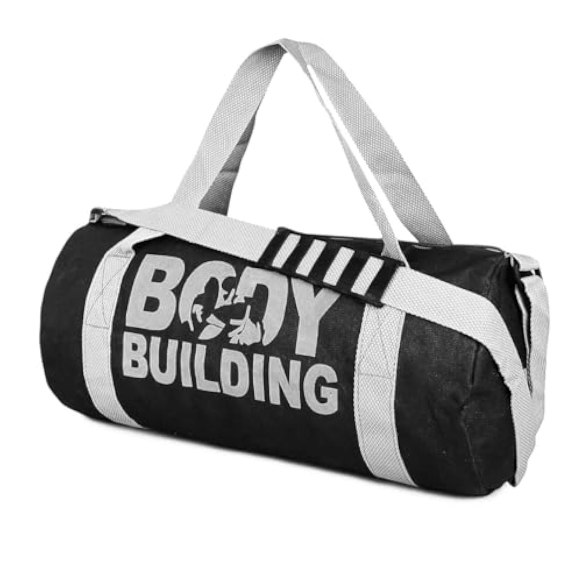 Water-Resistant Duffle Bag with Shoe Pocket