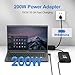 200W Laptop Charger for HP Omen 15 17 Victus Pavilion Gaming Laptop 15 17 ZBook Fury Create Studio Envy 15 2020 TPN-DA10 Power AC Adapter