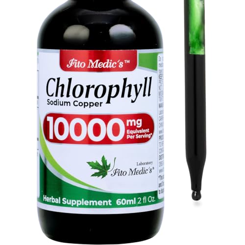 FITO MEDICS Lab | Liquid Chlorophyll | Chlorophyll Liquid Drops | 50 mg 200:1 Ratio Extract per Serving.