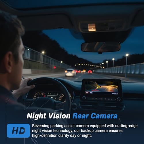 Image of Rear View Backup Camera Parking Assist Camera Compatible with Dodge Dart 2013 2014 2015 2016, Replaces 56038990AA 56038990AB 56038990AC 1WY78GW7AA