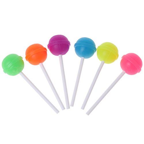 BINGHONG3 Lot de 6 gommes pour bonbons et bonbons