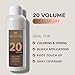 Ugly Duckling Los Angeles Professional 20 Volume (6%) CREAM DEVELOPER 33 oz (1 liter) For salon use, large size. For 1-2 levels of lift. Made in Europe