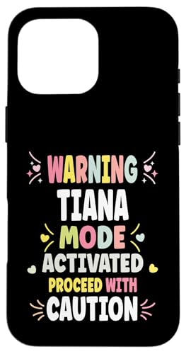 TIANA Personalized Women's Gift Custom TIANA �X�}�z�P�[�X iPhone 16 Pro Max �p