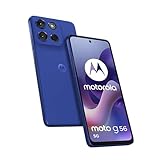 Motorola g 56 8, 256 GB, Smartphone Desbloqueado, Pantalla 6.72', Cámara 50MP, Batería 5200mAh, Gizzling Blue (Azul), Carcasa protectora y cable USB C incluido
