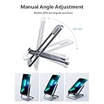 Cell-Phone-Stand-JSAUX-Foldable-Aluminum-Adjustable-Phone-Holder-for-Desk-Portable-Travel-Holder-Office-Desk-Accessories-Compatible-for-iPhone-14-13-12-11-Pro-Max-X-Xr-Samsung-S22-S21-A53-Switch-Grey
