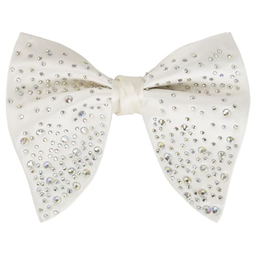 Image of Alizeal Velvet Pre-tied Adjustable Bow Tie for Men Oversize Formal Solid Tuxedo Bowtie