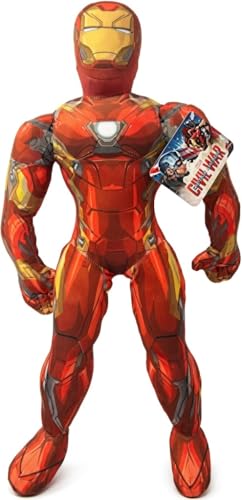 Image of Marvel Captain America Civil War Iron Man Plush Pillow Buddy - Super Soft Kids Character Cushion, Polyester Microfiber Pillow for Bed, Sofa & Travel, Gift for Boys & Girls