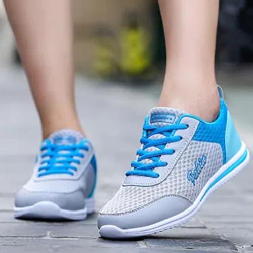 Bowling Shoes Women, Comfortable Soft Sole, Breathable and Lightweight Mesh Slip-On Sneakers2