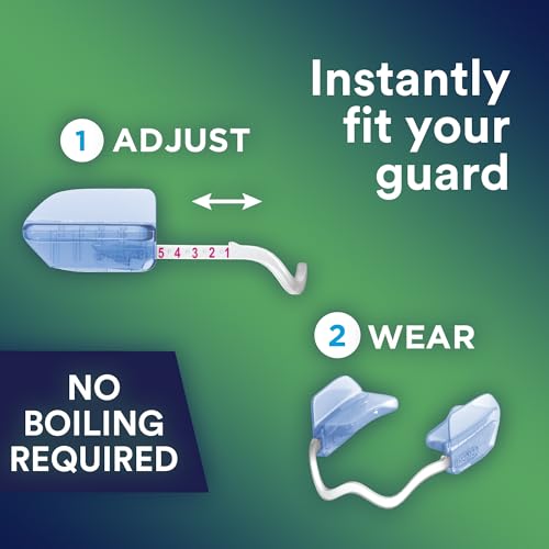 dentek comfort-fit dental guard for nighttime teeth grinding comfort-fit guard 2 countpack of 1