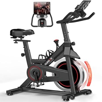 CURSOR Cyclette da Casa, Cyclette Professionale Silenziosa con Resistenza Regolabile, Manubrio e Sella Regolabili, Display LCD, Selle Traspiranti, Ciclette per Allenamento Cardio