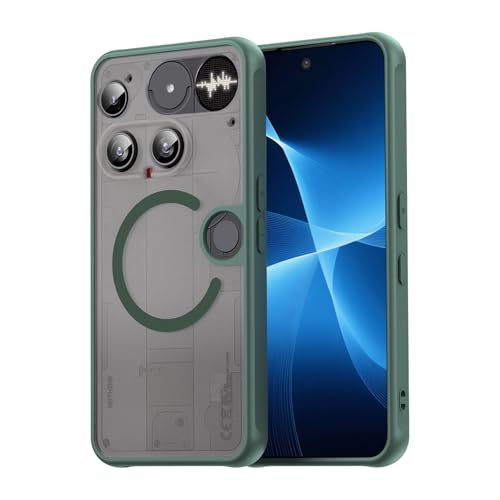 For Nothing Phone 3 �P�[�X Nothing Phone 3 �J�o�[ MagSafe�Ή� �i�b�V���O�t�H�� 3 �N���A �X�}�z�P�[�X CNEVISON ���C�����X�[�d�Ή� �i�b�V���O Phone 3 MIL�K�i �ϏՌ� �������}�b�g�^�C�v