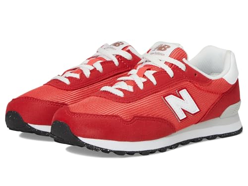 New Balance 515 V1 Lace-Up Sneaker, Team Red/Blast Red, 13 US Unisex Little Kid