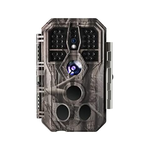 BlazeVideo Black Flash Game & Trail Camera 24MP Photo 2304x1296P H.264 MP4/MOV Video 100ft Night Vision 0.1S Trigger Motion Activated Waterproof Time Lapse Capture Picture & Record Video Day and Night Cover