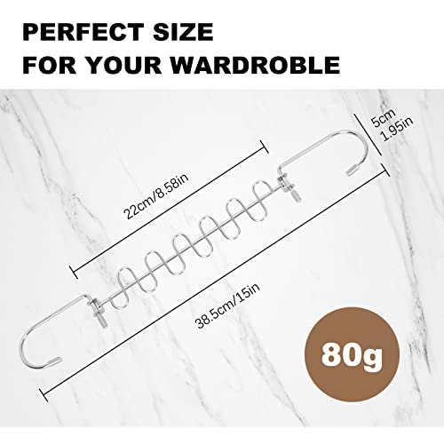 Www Metal Space Saving Hangers,2 Pack Closet Organizers And Storage Space Saving Multifunctional 360°Rotation Stainless Steel Clothes Hanger For Wardrobe Heavy Clothes, Shirts, Pants, Dresses #TOP5