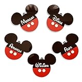 Personalized Mickey Minnie Mouse 2022 Name Ornament Handmade Custom Disney Ears Birthday Party...