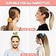 Led Haargummis Mädchen Leuchtender Haarschmuck 9Pcs Leuchtarmbänder Mitgebsel Kindergeburtstag Mädchen Give Aways Satin Haargummi Armband Neon Pyjama Party Deko Accessoire Frauen Geschenk