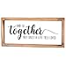 MAINEVENT Together They Built A Life They Loved Sign 8x17 Inch, Farmhouse Love Signs For Home Decor And So They Built A Life They Loved Rustic Love Signs Wall Decor For Bedroom