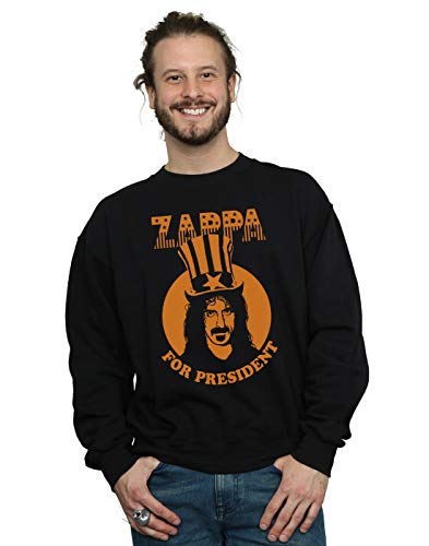 Absolute Cult Frank Zappa Men's For President Sweatshirt Black X-Large