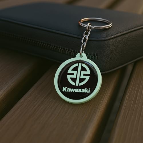 Image of Mi Glow Store Glow in Dark Keychain for Bike Men | Gift for Man | Bike Accessories | Charges in Light Glows in Dark | Key chain for Bike