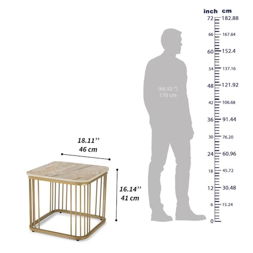 Image of Wakefit Center Table | 1 Yr Warranty | Coffee Table for Living Room Wooden, Tea Table for Living Room Wooden, Sofa Table, Free Installation from Brand, Modern Multi-Functional & Wobble-Free(Flat)