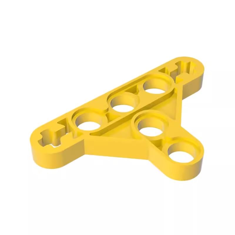 Gobricks GDS-969 Technic Beam Triangle Thin (Type I) 50PCS Compatible with Lego 2905 99773 6010864 DIY Parts and MOC Components for Major Brick Brands