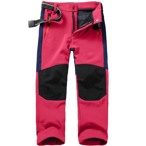 Pantalones de esquí forrados para niños que buscan protección térmica total en la nieve
