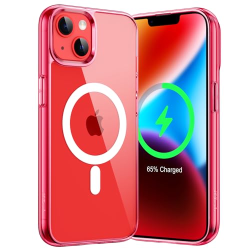 Jetech 3850B Magnetic Case For Iphone 14 6.1-Inch Compatible With Magsafe Wireless Charging, Shockproof Phone Bumper Cover cover