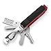 Keyport Pivot Essential Bundle: Key Organizer & Modular EDC Keychain Multitool + Mini-Flashlight Module + MOCA 10-In-1 Key Tool (Red)