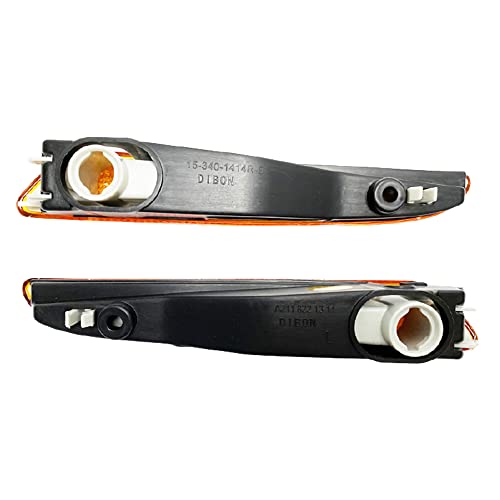 BATLAM 2 Peças Caixa De Luz Lateral De Sinal De Viragem Frontal Sem Lâmpada Para Benz W211 E Classe