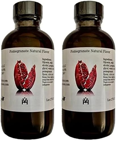 OliveNation Sabor natural de granada 4 onzas Sabor de primera calidad para hornear (paquete de 2)
