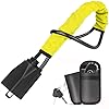 Car Steering Wheel Lock with Key Signal Blocking Pouch, Anti Theft Car Security Device Car Lock Car Theft Prevention with 2 Keys Universal Locks, Deter Thieves and Secure Your Vehicle (Yellow)