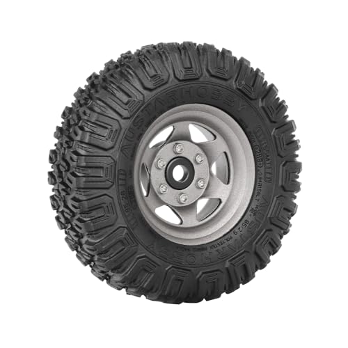 Pneus caoutchouc 1.54" contre le patinage des RC Crawler Tamiya et Axial