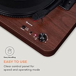 Auna Platine Vinyle Bluetooth, Tourne Disque Vinyle USB avec Haut parleur, Tourne-disques Audio Vinyle 33 tours, Chaine… - Les Beatles, Paul McCartney, John Lennon, RIngo Starr, George Harrison Auna Platine Vinyle Bluetooth, Tourne Disque Vinyle USB avec Haut parleur, Tourne-disques Audio Vinyle 33 tours, Chaine… – Image 6